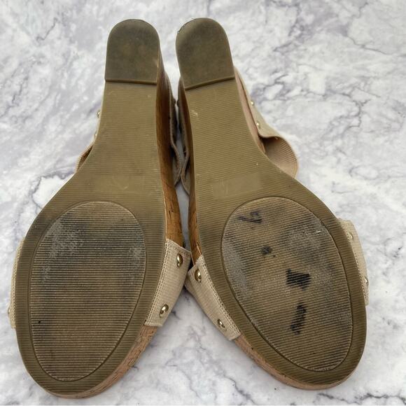 Madden Girl, Cork Wedge Sandals. Size 10. 1” Platform 4.5” Wedge. - Picture 7 of 7